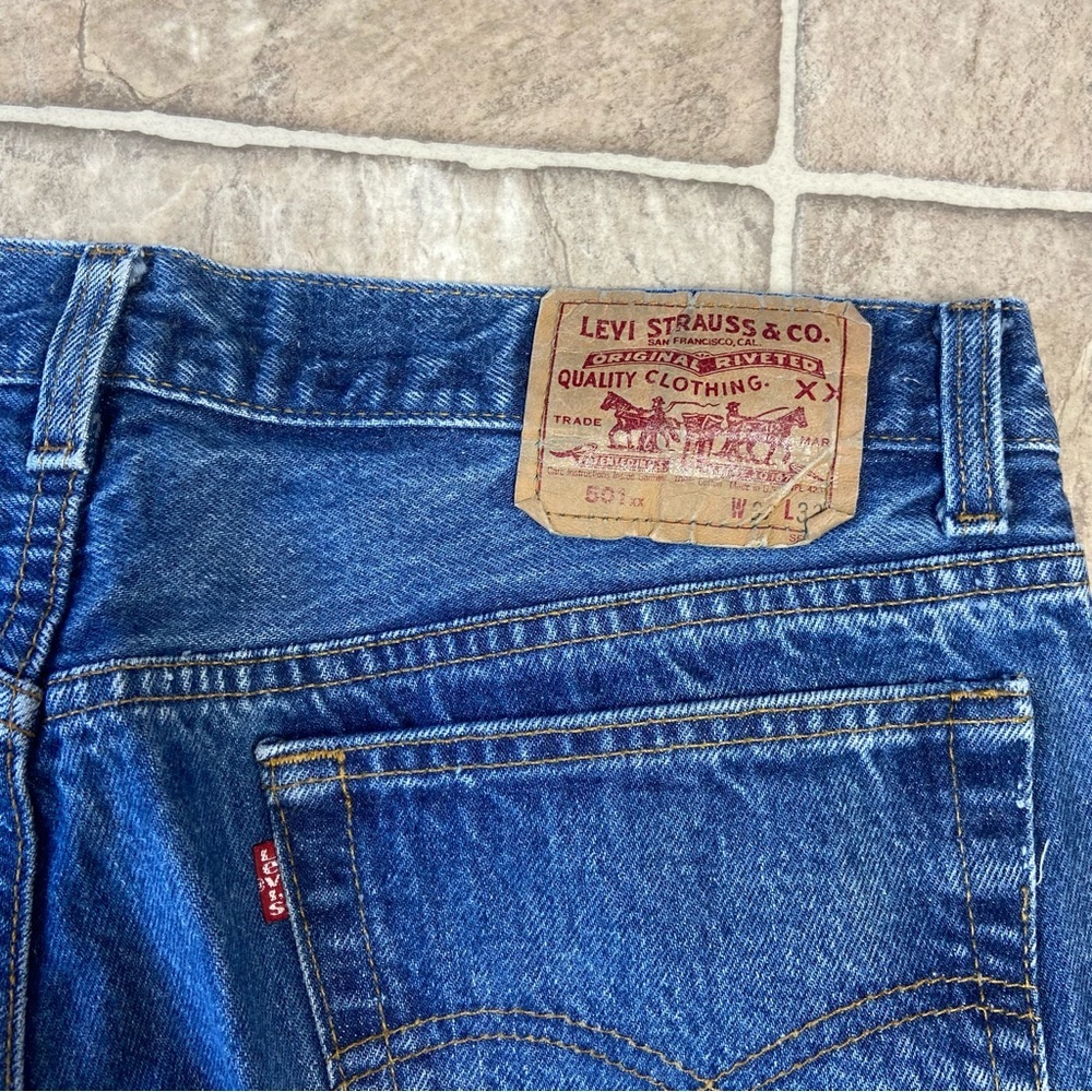 Vintage Levi’s 501 xx Classic Blue Denim Jeans - Picture 8 of 8